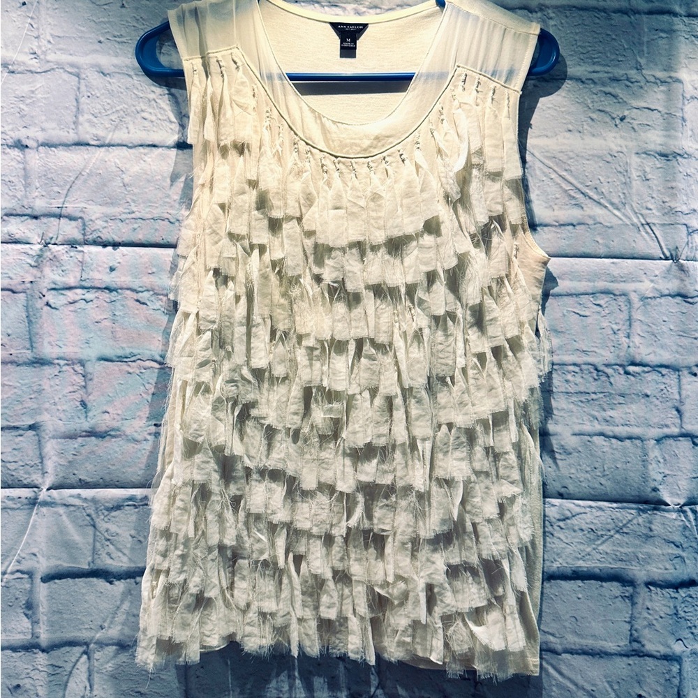 Ann Taylor fringe tank